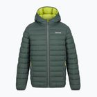 Kurtka ocieplana dziecięca REGATTA Lofthouse dark forest green/wild lime