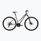 Rower crossowy damski KROSS Evado 4.0 W szary/różowy/połysk
