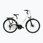 Rower trekkingowy damski KROSS Trans 3.0 W perłowy/czarny/połysk