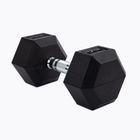 Hantel hexagonalny THORN FIT Hex czarny 12,5 kg
