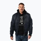 Kurtka męska Pitbull Hacket Washed Bomber dark navy