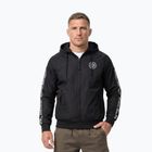 Kurtka męska Pitbull Athletic Tape Nylon Hooded black