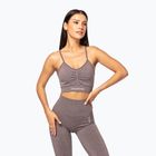 Biustonosz treningowy Carpatree Allure Seamless brown melange (pepper corn)