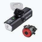 Zestaw lampek rowerowych TOWILD CL1000 + TL03 set black