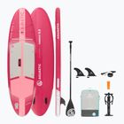 Zestaw deska SUP pompowana AQUASTIC Compact 9'6" różowy