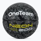 Piłka do koszykówki OneTeam Neon czarny rozmiar 7