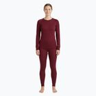 Komplet bielizny termoaktywnej damskiej WOOLCANO Merino SET0543 bordowy