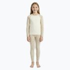 Komplet bielizny termoaktywnej dziecięcej WOOLCANO Merino SET0982 beżowy