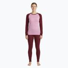 Komplet bielizny termoaktywnej damskiej WOOLCANO Merino SET0980 fioletowy