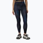 Legginsy treningowe damskie 4F Solar Punk FNK F454 sea green allover