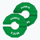 Obciążenie na sprzęt typu nakładka HMS TSN25 2 x 0,25 kg green