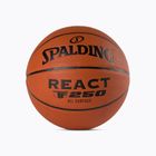 Piłka do koszykówki Spalding TF-250 React pomarańczowa rozmiar 6