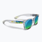 Okulary przeciwsłoneczne dziecięce Aztron Solar ice grey/graffiti/polarized blue/yellow mirr/grey.