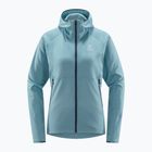 Bluza trekkingowa damska Haglöfs Skuta Hood frost blue