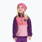 Bluza polarowa dziecięca Didriksons Monte Half Button light heather pink