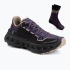 Buty do biegania + skarpety X-Bionic Terraskin X03 Deep Purple/X Black/Sand