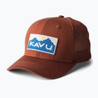 Czapka z daszkiem KAVU Above Standard cherry mahogany