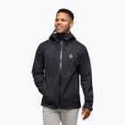 Kurtka przeciwdeszczowa męska Black Diamond Fineline Stretch black