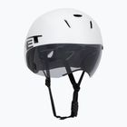 Kask rowerowy MET Codatronica white/silver matt glossy