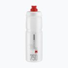 Bidon rowerowy Elite Jet 750 ml clear/red logo
