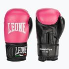 Rękawice bokserskie dziecięce LEONE 1947 Thunder Jr fuchsia