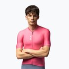Koszulka rowerowa męska Alé Color Block flamingo pink
