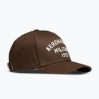 Czapka z daszkiem męska Aeronautica Militare HA1104UCT02 chestnut brown