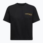 Koszulka wspinaczkowa damska La Sportiva Since 1928 Crop black/yellow