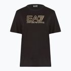 Koszulka damska EA7 Emporio Armani Train Visibility black/gold
