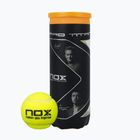 Piłki do padla NOX Pro Titanium 3 szt. yellow