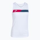 Koszulka tenisowa damska Joma Court Sleeveless W white/red