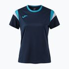 Koszulka tenisowa damska Joma Terra dark navy/turquoise fluor
