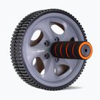 Kółko do ćwiczeń mięśni brzucha GymBeam Ab Wheel black/grey/orange