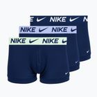 Bokserki męskie Nike Dri-Fit Essential Micro Trunk 3 pary navy