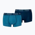 Bokserki męskie PUMA Everyday Trunk 2 pary light blue melange