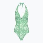 Strój kąpielowy jednoczęściowy damski Tommy Hilfiger Halter One Piece Rp Print floral tropic aop fort green