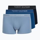 Bokserki męskie Tommy Hilfiger Trunk Dtm navy blue/opul blue/brisk blue