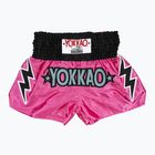 Spodenki treningowe męskie YOKKAO Stadium CarbonFit fucsia