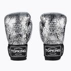 Rękawice bokserskie Top King Muay Thai Super Star Air Snake black/silver
