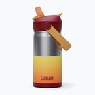 Butelka termiczna CamelBak Thrive Flip Straw Kids Insulated SST 350 ml orange sunset