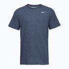 Koszulka męska Nike Dri-Fit smokey obsidian heather/matte silver