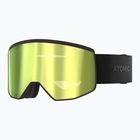 Gogle narciarskie Atomic Four Pro L HD Photo all black/green gold hd photo