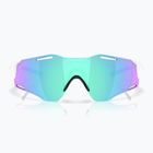 Okulary przeciwsłoneczne Oakley Cybr Zero polished white/prizm sapphire
