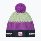 Czapka zimowa dziecięca Eisbar Stan Pompon SA purple