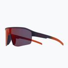 Okulary przeciwsłoneczne Red Bull SPECT Dundee soft touch midnight/smoke red/purple mirror