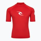 Koszulka do pływania dziecięca Rip Curl Waves Upf lava red