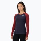 Bluza termoaktywna damska Mons Royale Icon Raglan cherry/ 9 iron