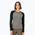 Bluza termoaktywna damska Mons Royale Icon Raglan mr stripe/black
