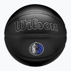 Piłka do koszykówki Wilson NBA Team Premiere Dallas Mavericks black rozmiar 7