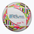Piłka do siatkówki plażowej Wilson AVP Movement white/pink/yellow rozmiar 5